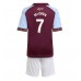 Aston Villa John McGinn #7 Hjemmedraktsett Barn 2025-26 Korte ermer (+ Korte bukser)
